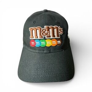 Kyle Busch NASCAR Black New Era 9Twenty M&M Relaxed Fit Strapback Hat One Size‎